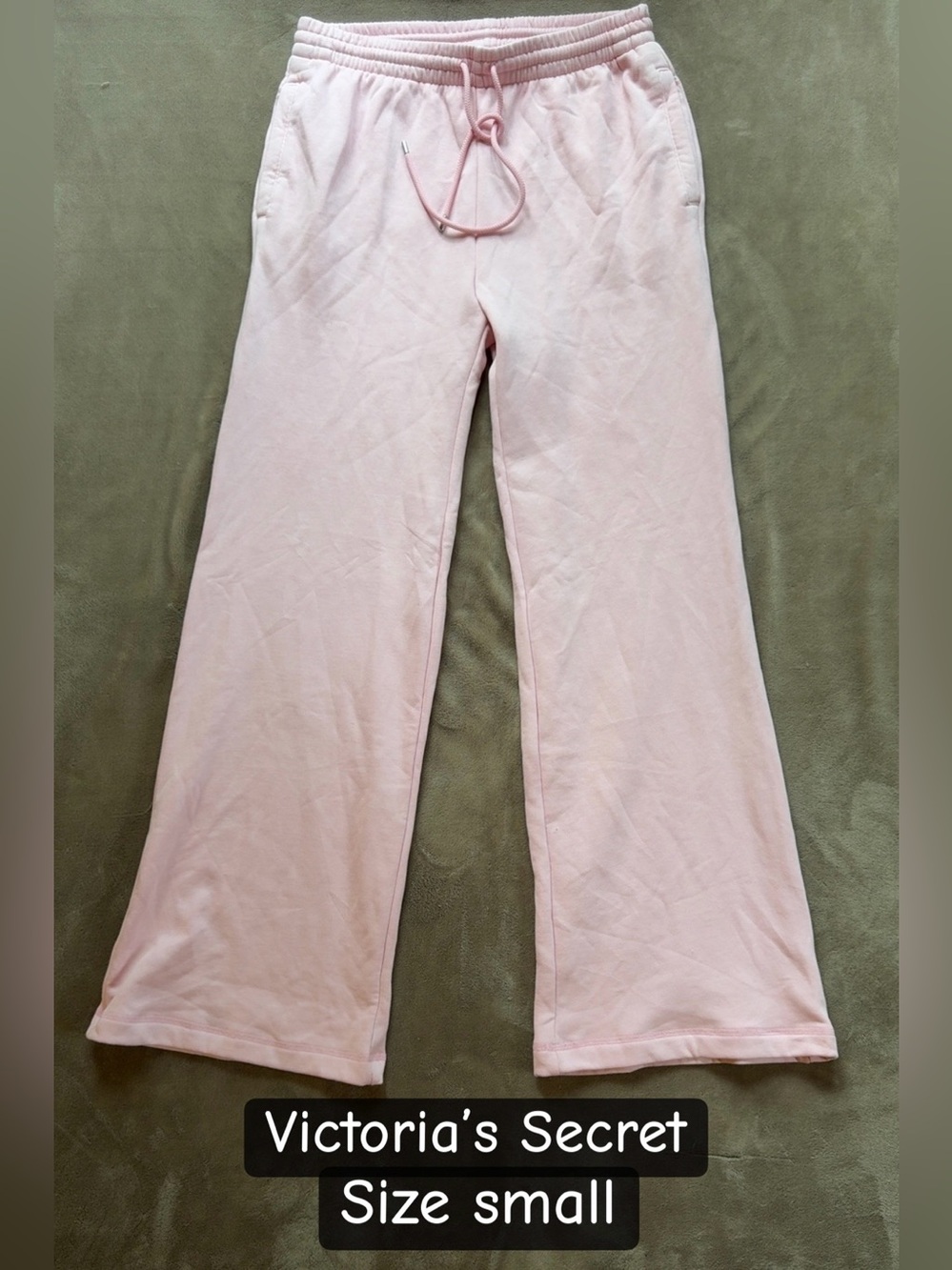 Victoria's Secret Pink Drawstring Wide-Leg Lounge Pants
